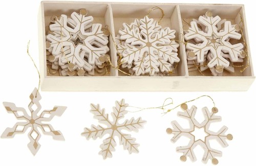Wooden snowflakes for - wooden,