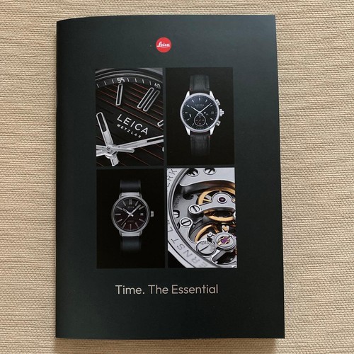 Leica watch catalog booklet - watch,