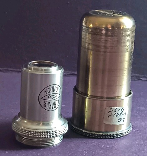 Antique brass objective - objective, c