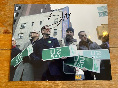Bono autograph and keane - u2,