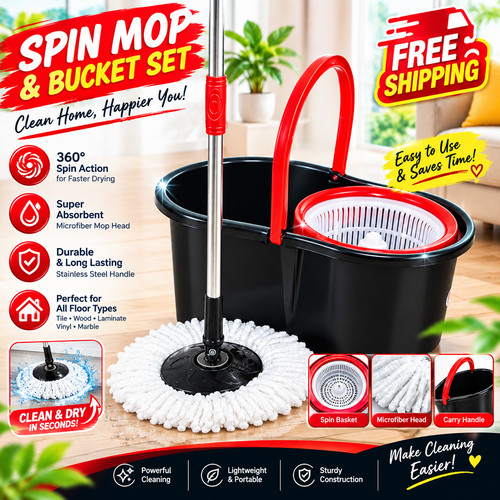 Floor magic spin - floor, mop