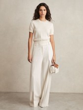 REISS Devon Petite Linen-Blend