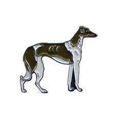 GreyHound Dog Enamel Pin Badge