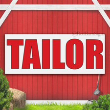 TAILOR Advertising Banner Vinyl mesh Sign service repair shop