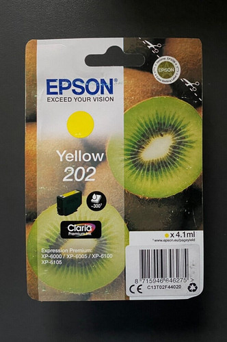 Genuine epson ink - genuine, yellow