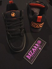  New DVS Comanche 2.0+ Black Yellow Red Fat Skate Sneakers Shoes Mens 11