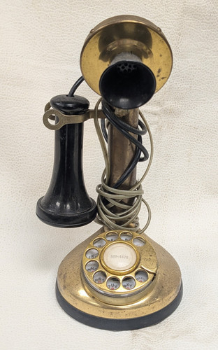 Vintage fold fone brass - vintage,