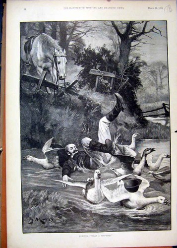 Original old antique print - original,