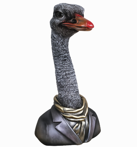 Stunning large emu bust - stunning,