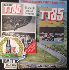 Isle man 1985 programme - man,