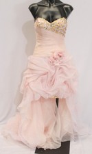 Tony Bowls Le Gala Women's Sweetheart Embellished High-Low Dress AR8 Pink Size 0