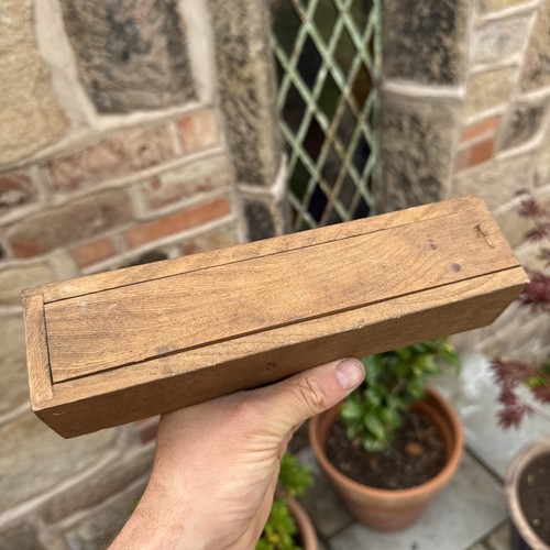Vintage wooden storage box - vintage,