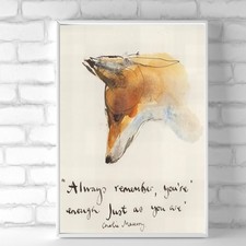 You Are Enough Poster Quote