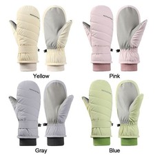 Warm Windproof Waterproof Snowboard Cycling Mittens Women Mittens Ski Gloves UK