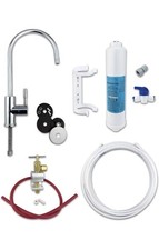 Finerfilters Undersink Drinking Water Filter Kit (Chrome) +2 Replacement Filters