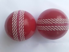 2 x Cricket wind ball red