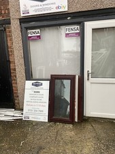 Used Rosewood on Rosewood UPVC Window 