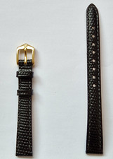 Hirsch  Rainbow Lizard Embossed Watch Strap Brown/Black 8 - 20mm