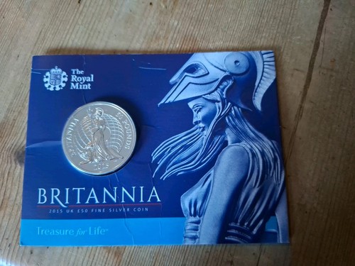 Britannia coin 2015 - britannia, £50