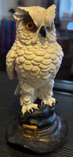 Nemesis Now Soren White Horned Owl Perched on a Witches Hat Figurine, 15.3cm