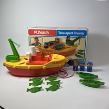 Playskool Take Apart Trawler Vintage Toys Fisher Price Boxed