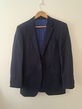 TM Lewin Navy Blue Suit UK 36