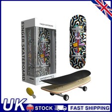 Wooden Mini Fingerboard Finger Board Tech Deck Skateboard Toy Gift Kids✅*