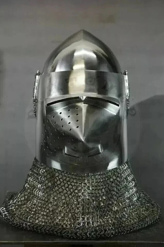 Medieval knight bascinet - medieval,
