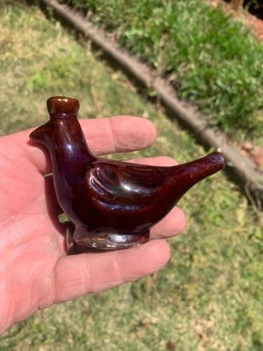 Redware antique bird - redware,