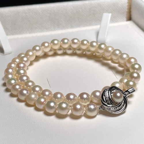 Akoya pearl necklace genuine - necklace,