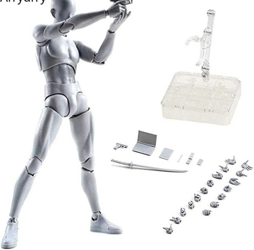 Artist drawing mannequin - drawing,