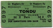 Great Western Railway Ticket