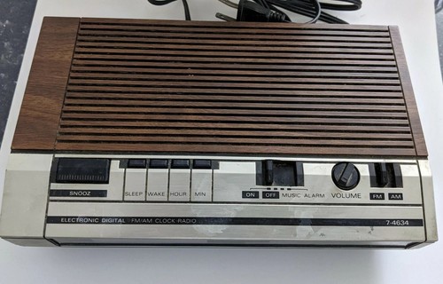 Vintage general electric fm - electric, am/fm
