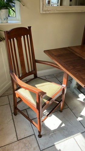 Wooden extending table and 6 - wooden,