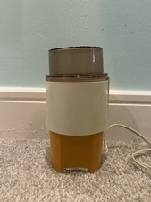 Vintage Coffee Bean Grinder Moulinex Made in France SGDG - Orange 60’s 70’s Prop