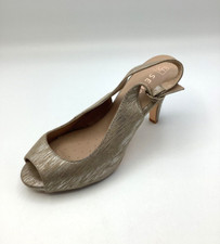 F&F Womens Silver Faux Leather