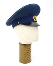 Soviet Russian Peak Hat Officers Dress Uniform Cap KGB USSR Military Air Force