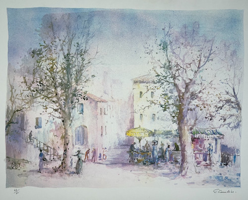 Guy gambier signed lithograph - guy,