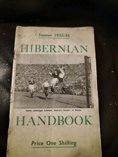 VINTAGE HIBERNIAN FOOTBALL CLUB HANDBOOK SEASON 1955-56