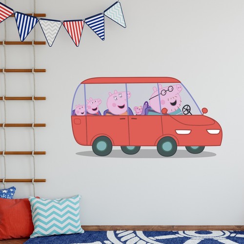 Peppa pig wall - peppa, sticker