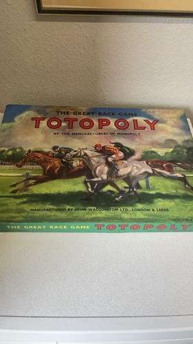Vintage totopoly horse racing - vintage,