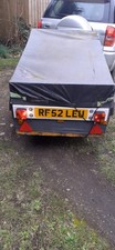 used small box trailer with lights and security lock