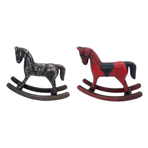 Wooden rocking horse - horse, figurine