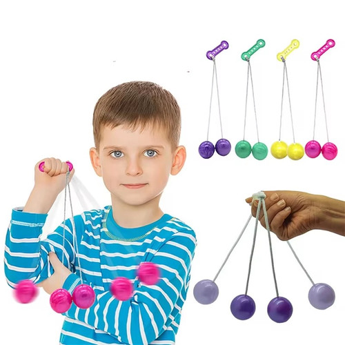 Random color clack balls with - clack,