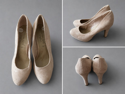 New look nude - new, suede