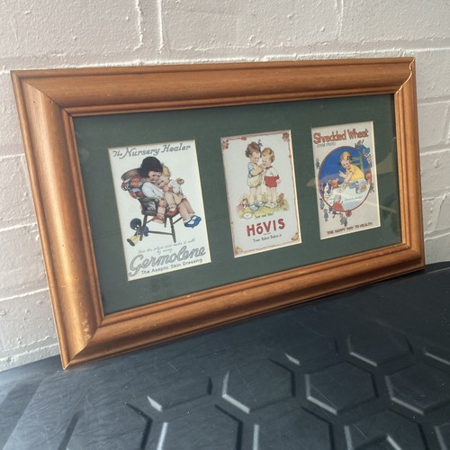 Artwork framed vintage - artwork,