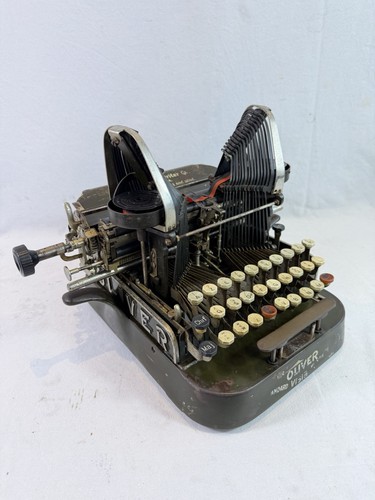 Antique typewriter oliver - typewriter,