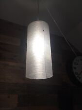 LARGE 10" SPUN PLASTIC VINTAGE FIBREGLASS STYLE CEILING LIGHT LAMP SHADE RETRO