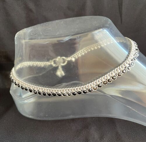 Diamante anklet ankle chain - diamante,
