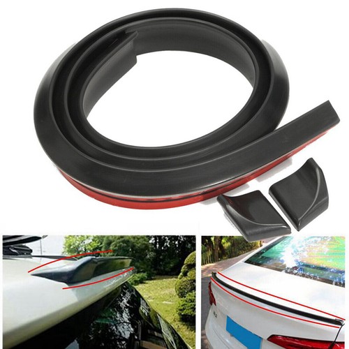 Gloss black car - black, wing